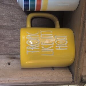 Rae Dunn Yellow Artisan Mug
